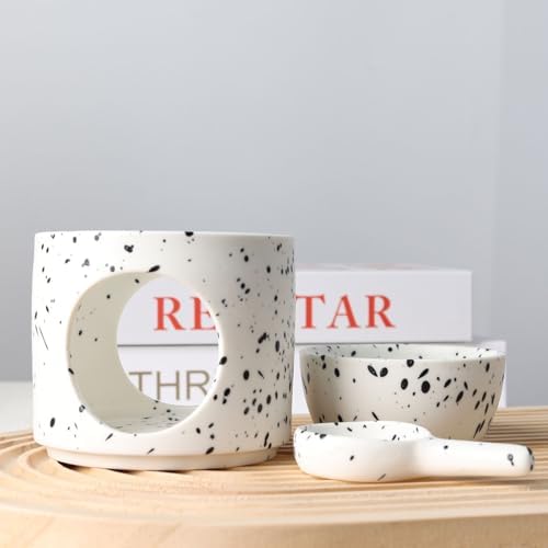 Ceramic Fragrance Lamp with Tea Light Holder Aroma Diffuser