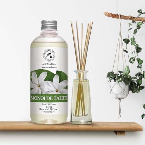 AROMATIKA Monoi de Tahiti 17 Fl Oz Floral Diffuser Refill