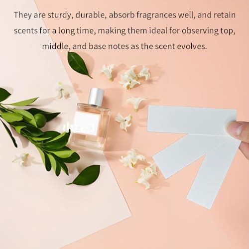 100 Pcs Bright White Fragrance Blotter Test Strips