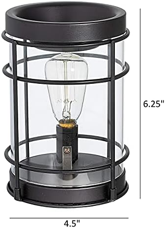 Vintage Bulb Electric Candle Warmer with Timer