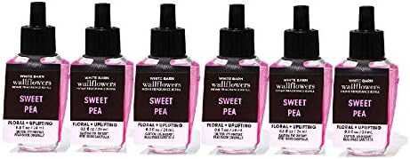 Bath and Body Works 6 Pack Sweet Pea Wallflowers Refill