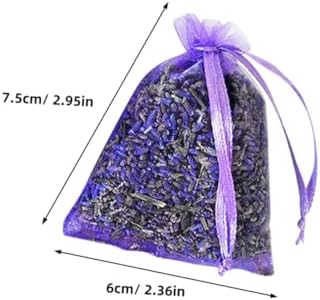 Wakauto 10Pcs Lavender Sachet Bags for Home Wardrobe and Car Freshener