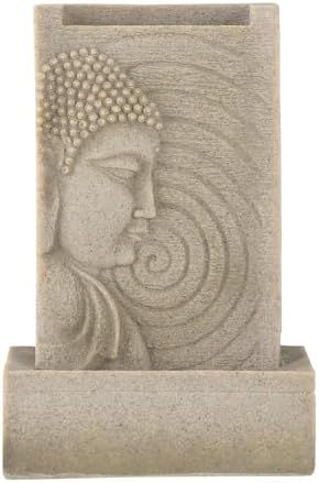MAICOSY 9x65x14 Indoor Buddha Water Fountain with LED Light
