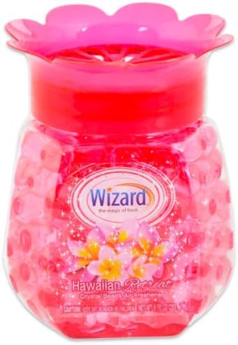 Hawaiian Retreat Air Freshener Set - 6 Beads with 9oz Jar
