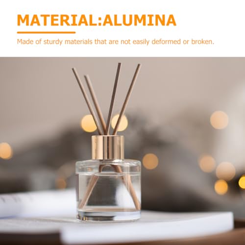 10pcs Diy Reed Diffuser Replacement Caps Glass Leak Proof Lids