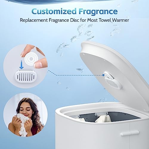 DOACE 12 Pack Replacement Fragrance Discs for Towel Warmers