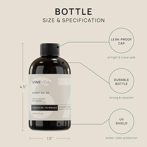 Vinevida Spa Retreat Fragrance Oil 4 Fl Oz Cold Diffuser