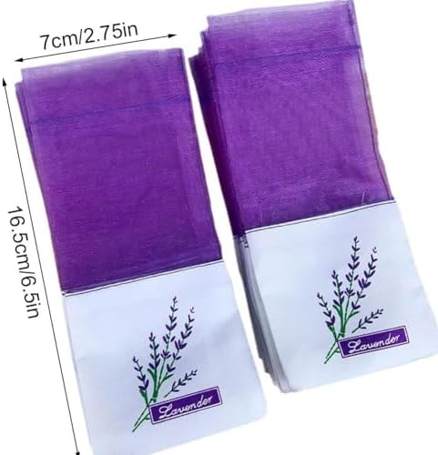 Empty Lavender Sachet Bags 50PCS for DIY Gifts Home Fragrance