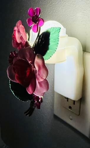 Pink Roses Adjustable Wallflowers Scent Control Nightlight Plug