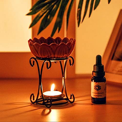 Tealight Wax Melter Oil Burner with Iron Tray