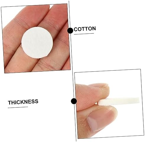 100pcs Cotton Aroma Pads for Essential Oil Diffuser Refill