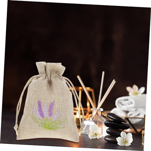 Refillable Lavender Sachet Bags 10pcs for Home and Car Use