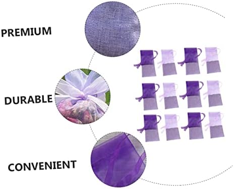 24Pcs Lavender Sachet Bags Drawstring Empty Pouches for Home Fragrance