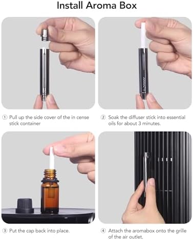 GoveeLife Air Freshener Diffuser Vent Clips with 12 Refill Sticks
