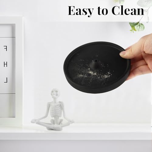 Meditating Skeleton Incense Stick Holder for Yoga and Meditation
