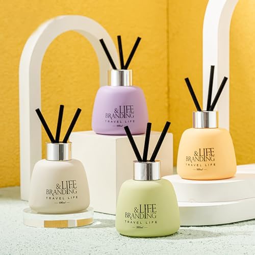 Muufuser Reed Diffuser 100ml Natural Essential Oil Aromatherapy Home Fragrance