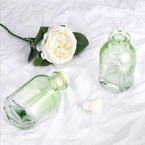 Gradient Green Glass Diffuser Bottles 2 Pack