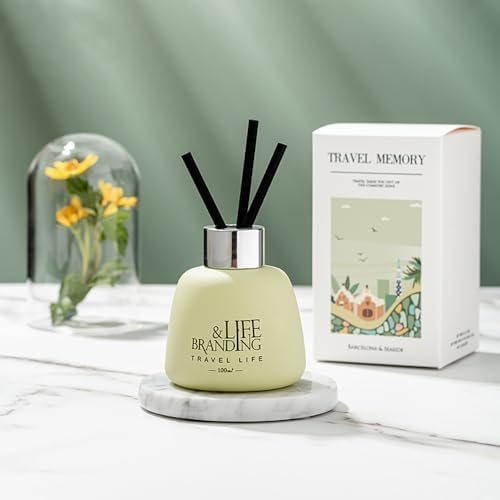 Muufuser Reed Diffuser 100ml Natural Essential Oil Aromatherapy Home Fragrance