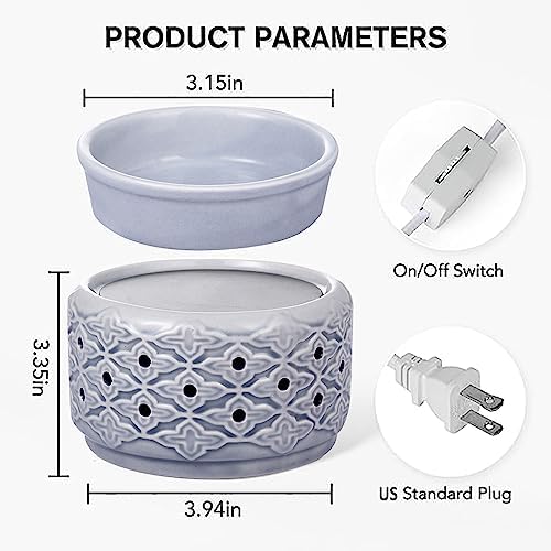 ORJG 3-in-1 PTC Ceramic Wax Melter with LED Light