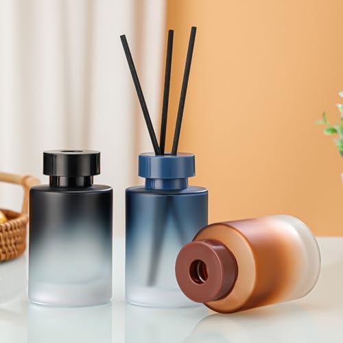 VASANA 120ML Empty Glass Diffuser Jar for Aromatherapy