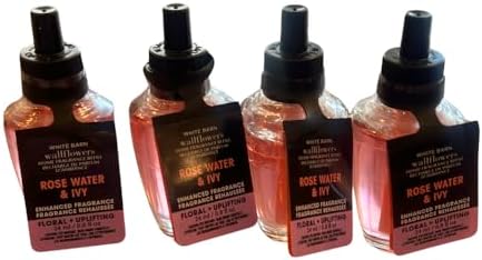 Bath Body Works Rose Water Ivy Wallflowers Refill 4-Pack