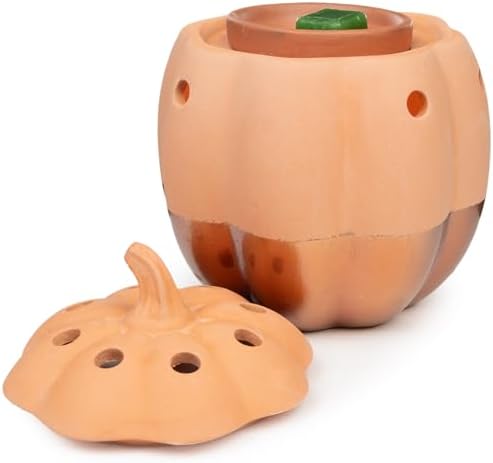 Scentsationals Copper Pumpkin Wax Melt Warmer - Fall Themed