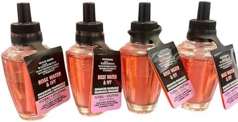 Bath Body Works Rose Water Ivy Wallflowers Refill 4-Pack