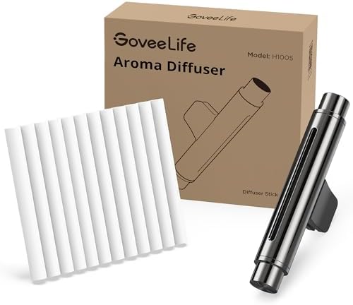 GoveeLife Air Freshener Diffuser Vent Clips with 12 Refill Sticks