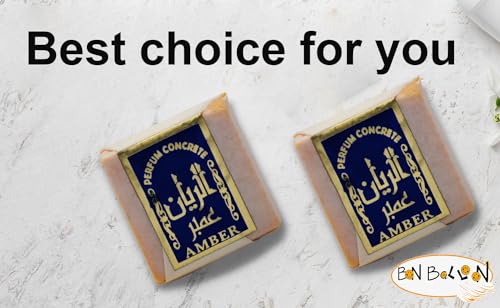 6 Pcs Islamic Solid Perfume Musk Amber Cube Halal