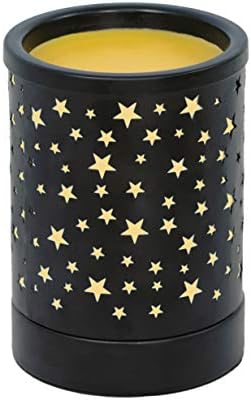 Metal Wax Melt Warmer with Night Light for Home Office Bedroom