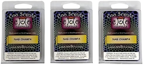 3 Pack Soy Blend Nag Champa Candle Bars