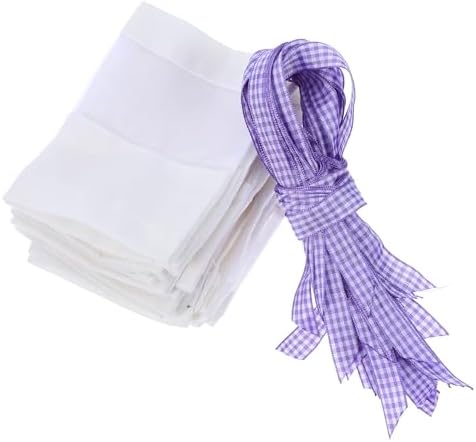LOGOFUN 40pcs Lavender Sachet Bags with Window Design