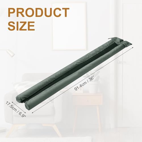 Uxcell Under Door Draft Stopper Gray 30-36 Inch