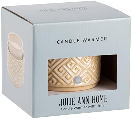 Ceramic Candle Warmer with Safety Timer 2-in-1 Electric