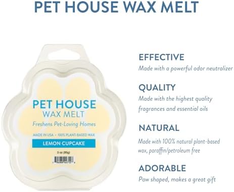 One Fur All Lemon Cupcake Wax Melts for Pet Odor