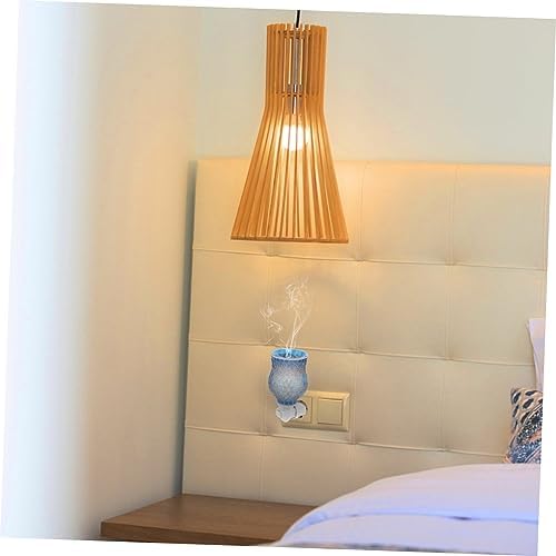 Plug In Aroma Essential Oil Lamp with Blue Snowflake Design