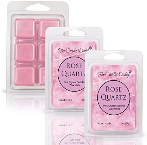 The Candle Daddy Rose Quartz Wax Melt 6 Cubes