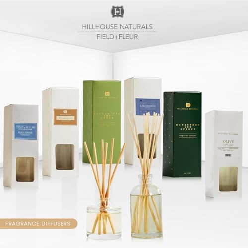 Hillhouse Naturals Fresh Linen Reed Diffuser Set