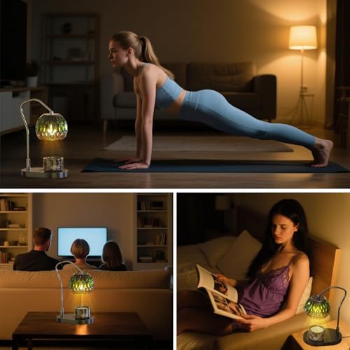 Candle Warmer Lamp with Timer and Dimmer for Jar Candles