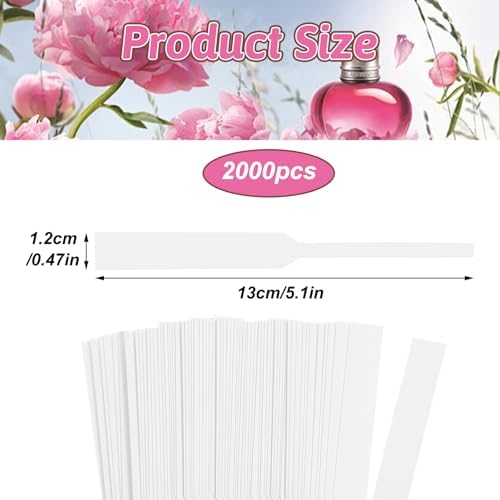 Molain 2000Pcs Perfume Test Strips for Scent Creation