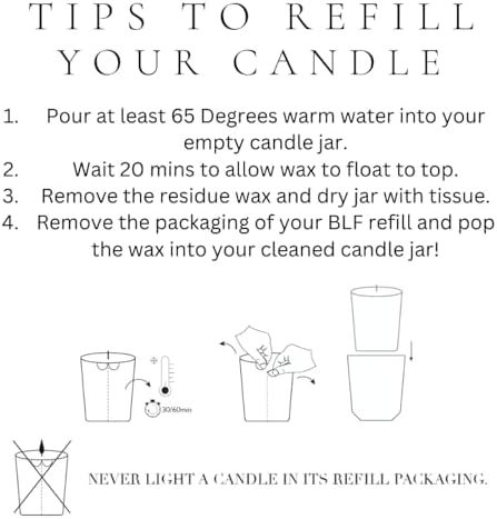 French-Made Scented Candle Refill - Cloudy Musk