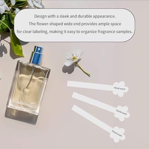 100 Pcs Perfume Test Strips White Fragrance Blotter Cards