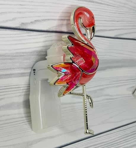 Faceted Pink Flamingo Wallflowers Scent Control Nightlight Plug