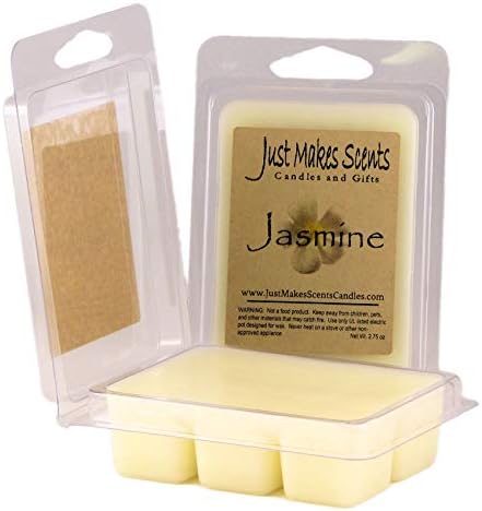 2 Pack Jasmine Scented Soy Wax Melts by Just Makes Scents