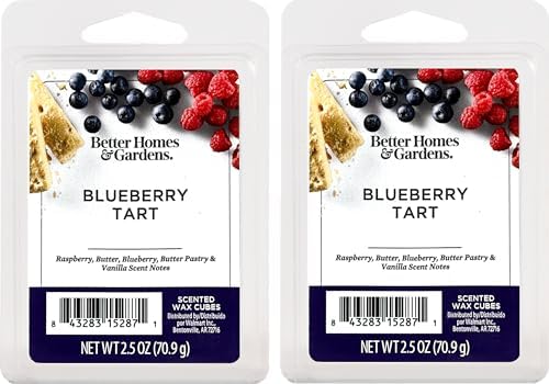 Maclock Better Homes and Gardens Scented Wax Cubes 2 Pack Blueberry Tart