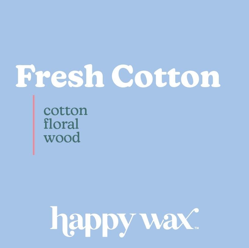 Happy Wax Fresh Cotton Scented Bear Wax Melts - 4 oz Tin