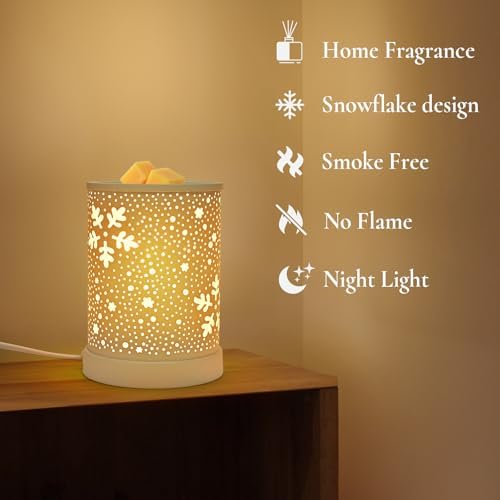 2-in-1 Electric Wax Melter with Timer and 2 Bulbs
