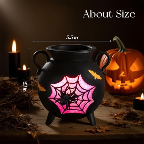 Candeldo Halloween Wax Melt Warmer with 2 Light Bulbs