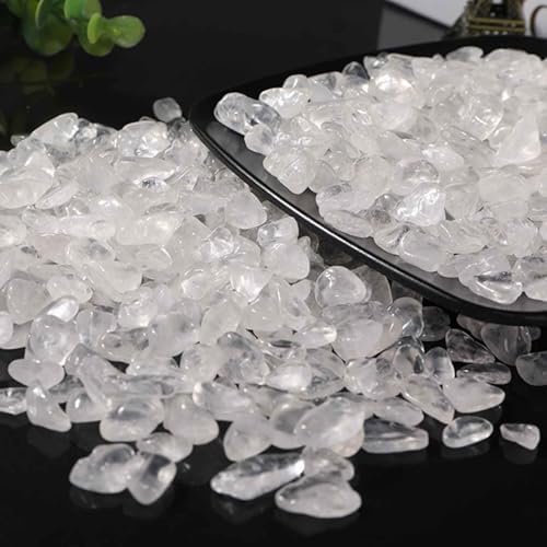 Clear Crystal Chips Natural Polished Quartz Stones for Fish Tanks Vase Fillers