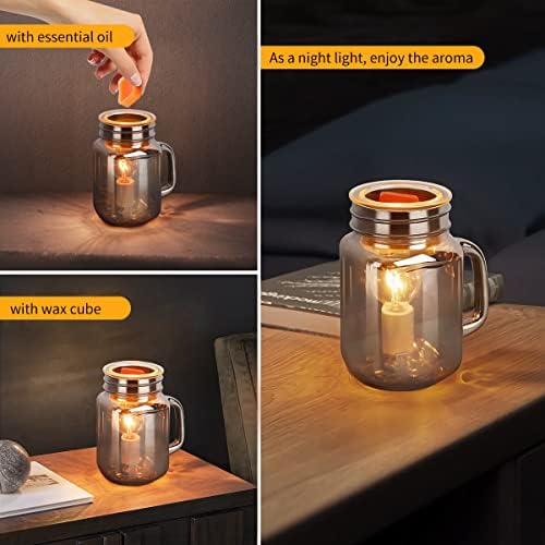 HEKALU Wax Melt Warmer with Handle and Bulb Design